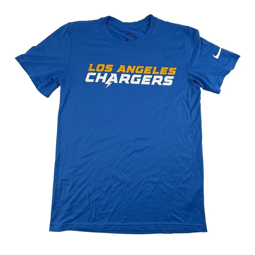 Los Angeles Chargers Nike Dri-Fit T-Shirt Light Blue Men's Small NFL Nike Tee